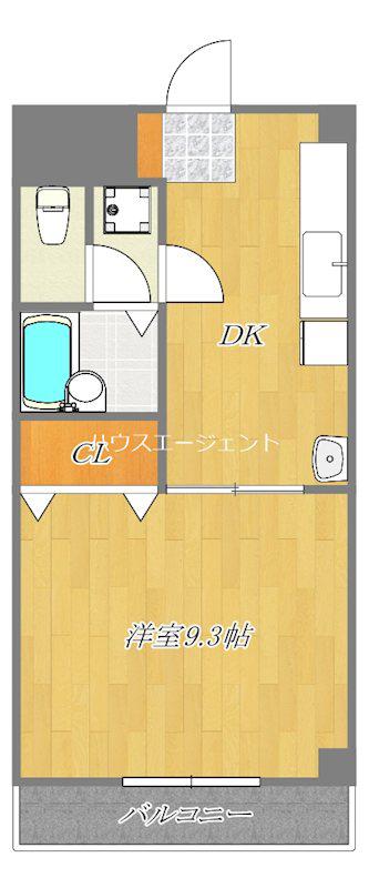 スターストン葛西(1DK/7階)の間取り写真