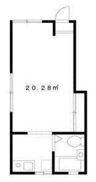 Y′S HOUSE(1K/1階)の間取り写真
