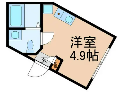 HJ PLACE 護国寺A(ワンルーム/4階)の間取り写真