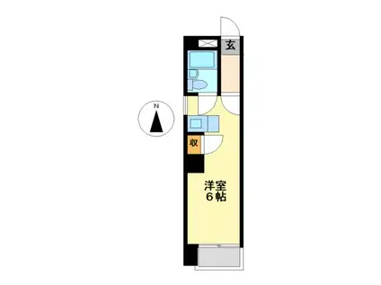 リアライズ鶴舞南II(ワンルーム/6階)の間取り写真