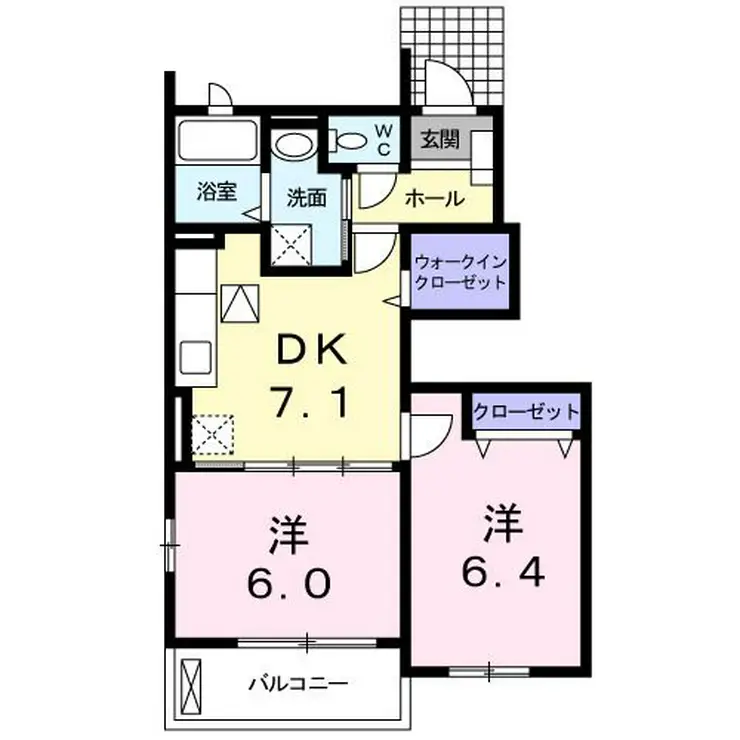 ブリアンソレイユ 1階階 間取り