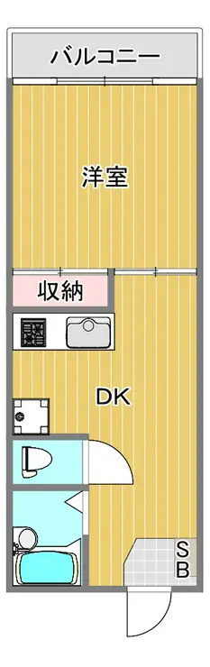 ニュー野村マンション 3階階 間取り