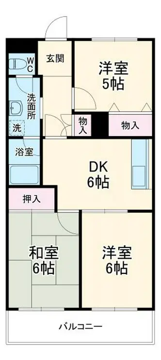 第五メゾン相葉コーポ 2階階 間取り