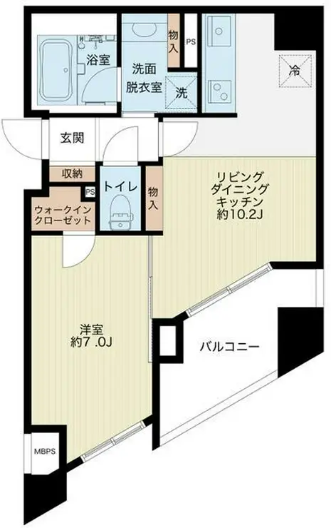 ライオンズシティ武蔵関 1階階 間取り