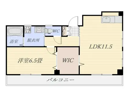 シティパレス幸栄(1LDK/5階)の間取り写真