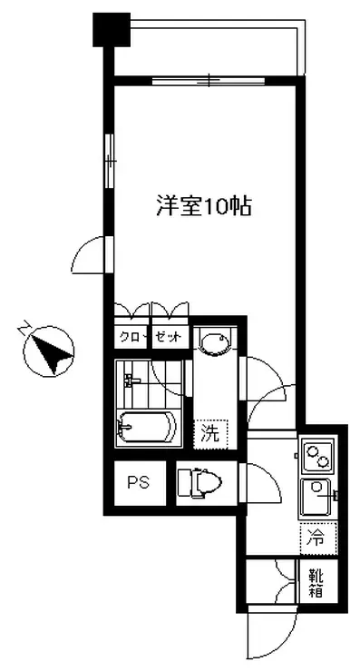 クオリア恵比寿ウエスト 9階階 間取り