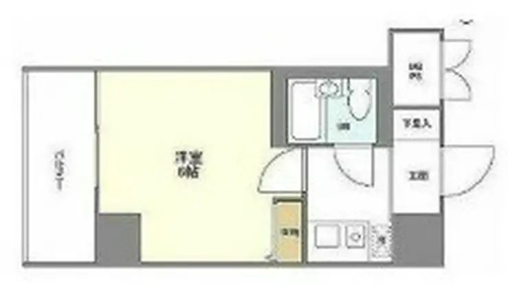 パルスクエア西川口 5階階 間取り