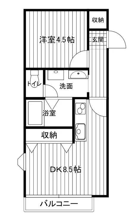 ヒルグレイス久が原 2階階 間取り
