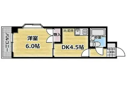 グレイス多摩川(1DK/3階)の間取り写真
