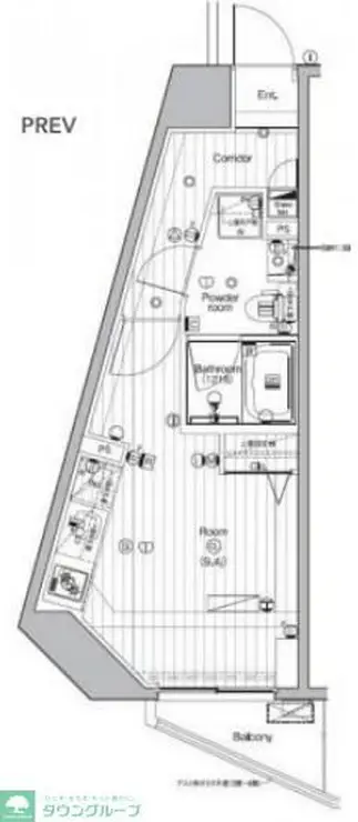 PREMIUM CUBE 池袋要町 3階階 間取り