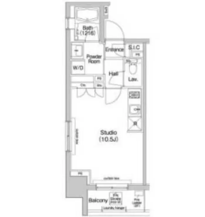 コンフォリア東池袋EAST 5階階 間取り