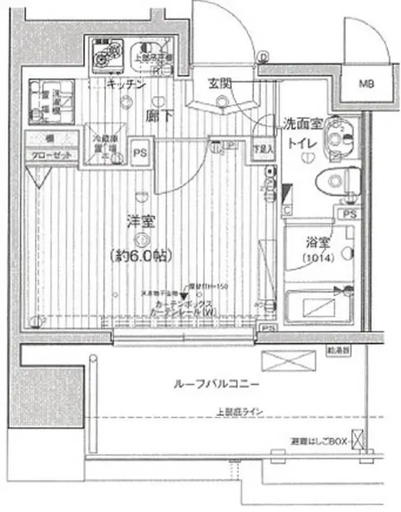 ヴァレッシア池袋シティ 9階階 間取り