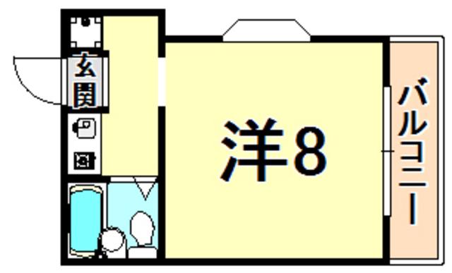 セレクト三愛(1K/3階)の間取り写真