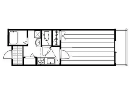 DANDELION(1K/2階)の間取り写真