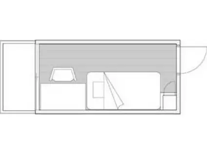 コミューズ新大阪(ワンルーム/8階)の間取り写真