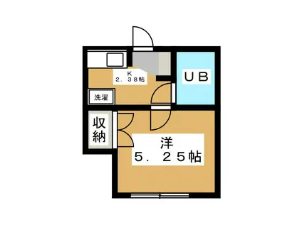 ツカサレジデンス(1K/1階)の間取り写真