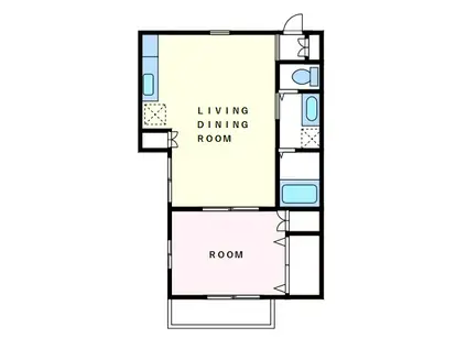 LITTLE BB(1LDK/2階)の間取り写真