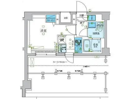 レグゼ梶ケ谷(ワンルーム/6階)の間取り写真