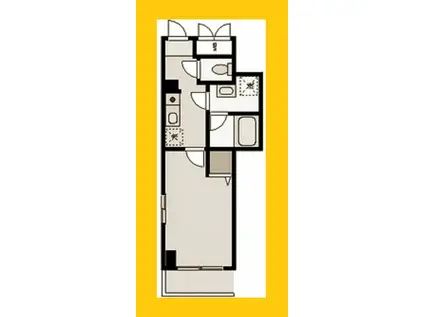 海成ビル(1K/6階)の間取り写真