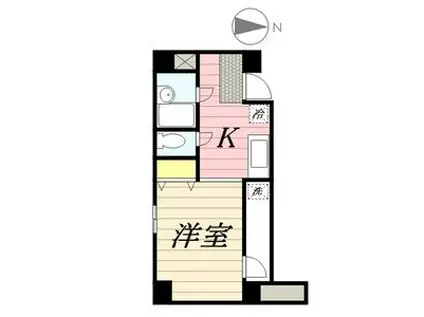 メゾン・ド・星ヶ丘セーヌ(1K/5階)の間取り写真