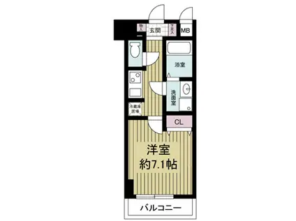 S-RESIDENCE HOMMACHIMARKS(1K/12階)の間取り写真