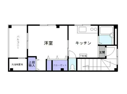 第3OKCビル(1K/3階)の間取り写真