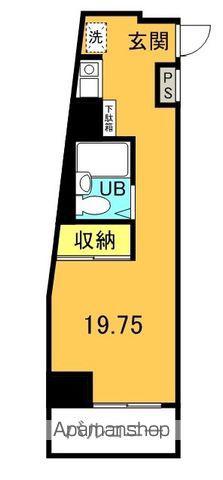 スカイコート町田(ワンルーム/1階)の間取り写真