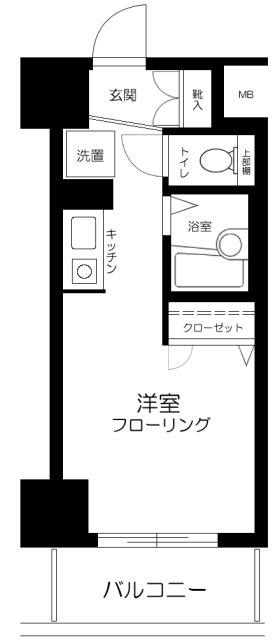 菱和パレス武蔵小杉(ワンルーム/3階)の間取り写真