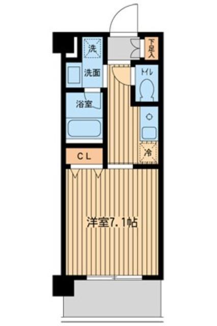 KDXレジデンス用賀(1K/5階)の間取り写真