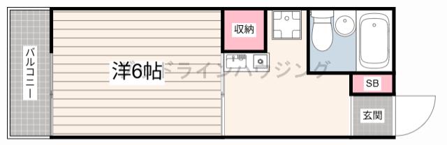 アートヒルズ(ワンルーム/1階)の間取り写真