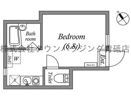 アペックス堀切(ワンルーム/1階)の間取り写真