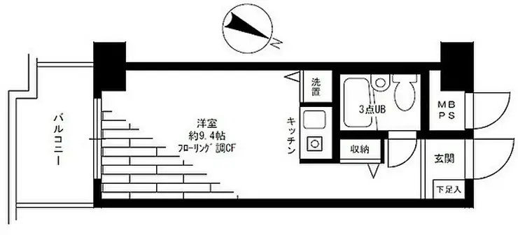 メイツ伊勢佐木長者町 5階階 間取り