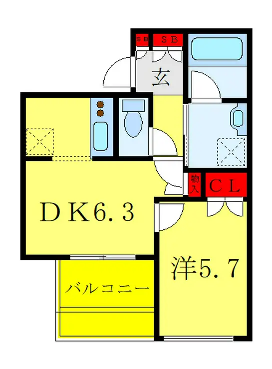 ウエストパークタワー池袋 17階階 間取り