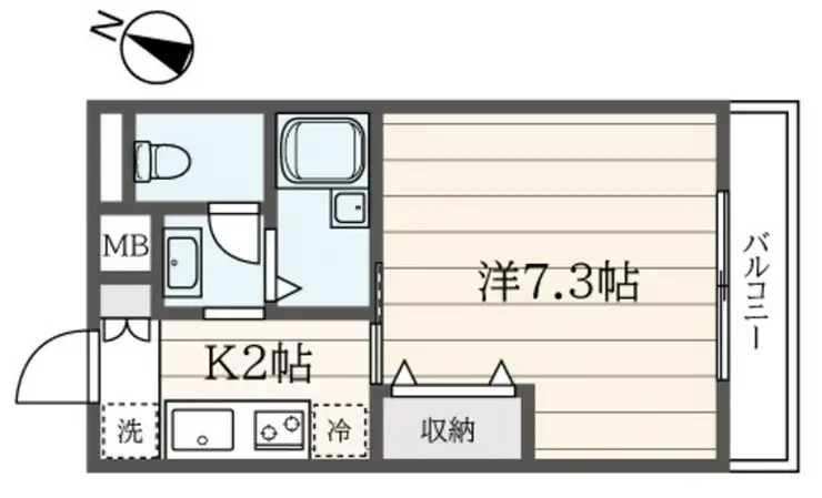 ボヌール南大沢 4階階 間取り