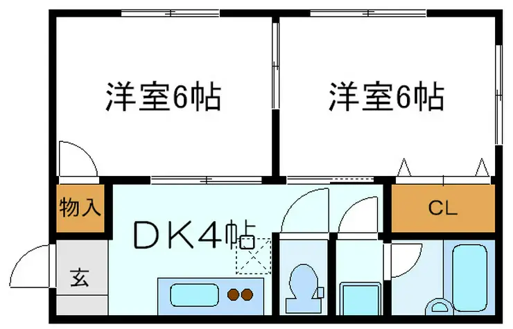 カーサアプリコルテ 3階階 間取り