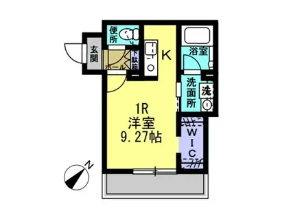 シャーメゾン鶴見弐番館(ワンルーム/3階)の間取り写真