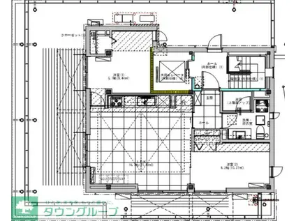 JOS RESIDENCE 高田馬場(2LDK/4階)の間取り写真