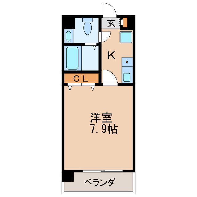 Mステージ栄(1K/10階)の間取り写真