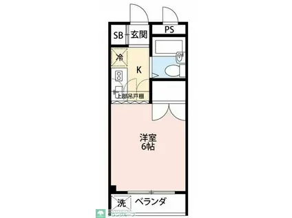 インフィニット狭山ヶ丘(ワンルーム/3階)の間取り写真