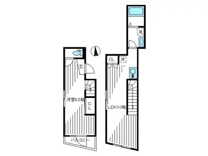 MT高円寺(1LDK/4階)の間取り写真