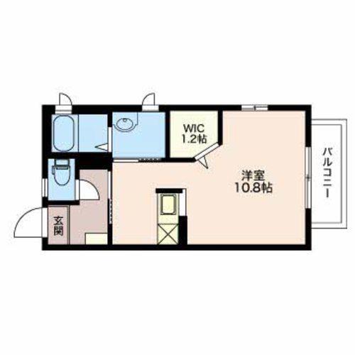CASA FIGLIA(1K/2階)の間取り写真