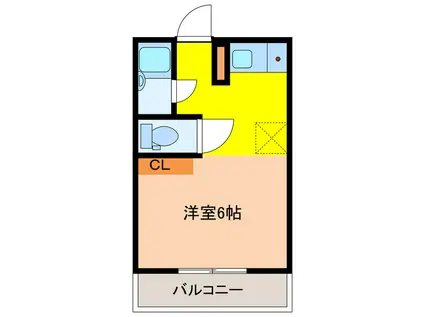 S-MODENARYUO(1DK/1階)の間取り写真