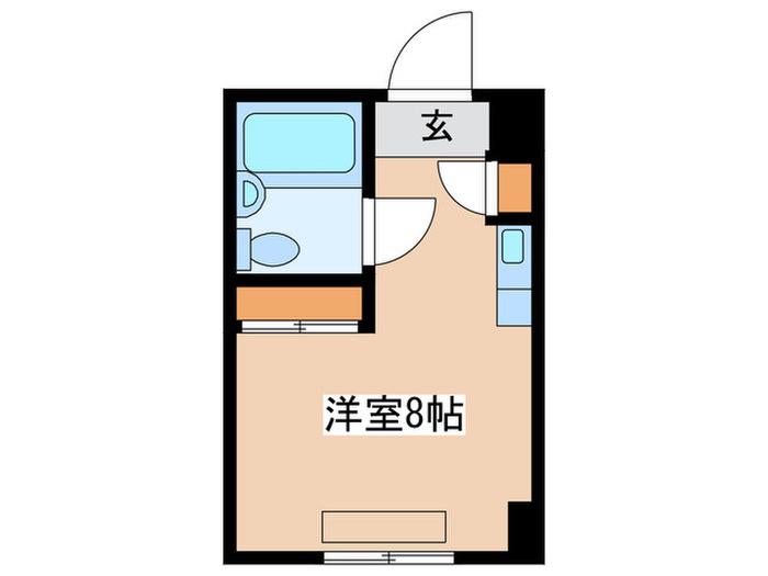シャンボール札幌(ワンルーム/3階)の間取り写真