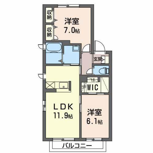 ＪＲ飯田線 豊川駅(愛知) 徒歩11分 2階建 築14年(2LDK/2階)の間取り写真