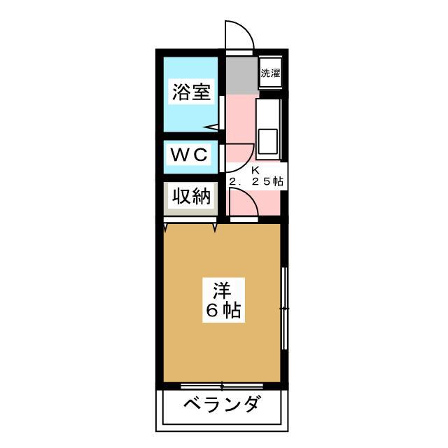 トキワハイツ(1K/1階)の間取り写真