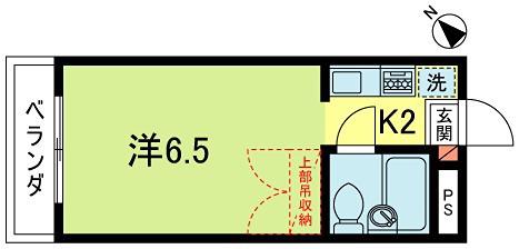 メゾンメモワール(1K/3階)の間取り写真