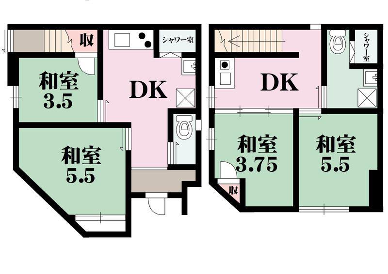 松心居・小梅(4DK/1階)の間取り写真