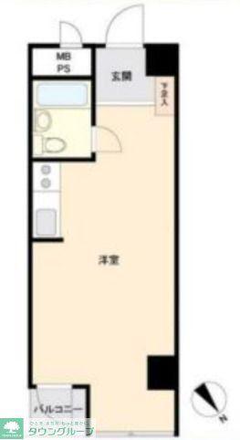GSハイム御茶ノ水(ワンルーム/3階)の間取り写真