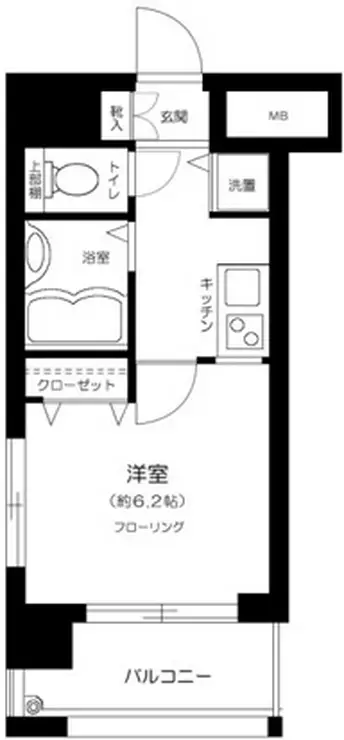 ラグジュアリーアパートメント三田慶大前 3階階 間取り