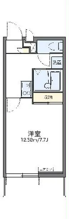 レオパレスサンフォレスト天沼 2階階 間取り